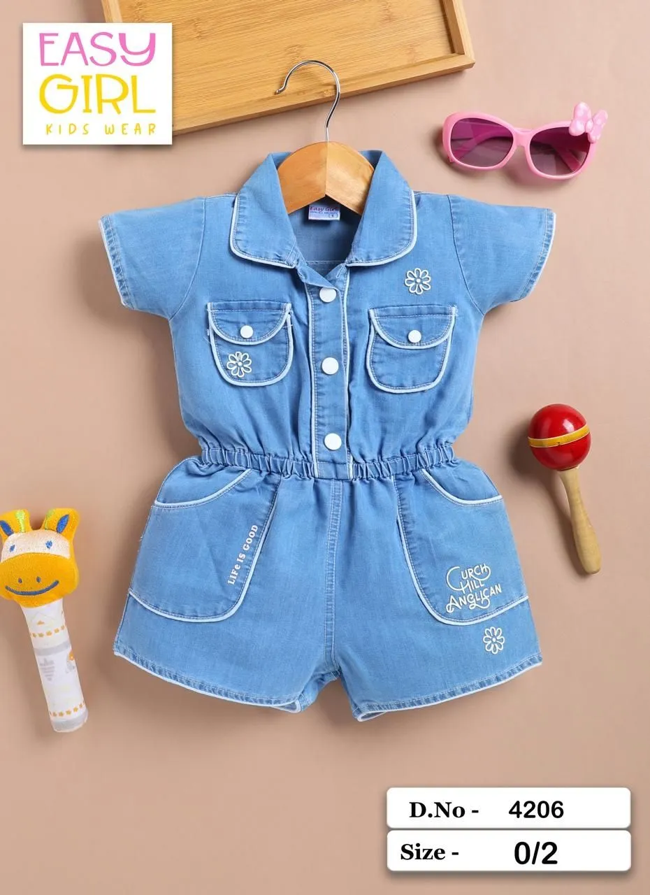 Easy Girl Denim Skirt Set view 3