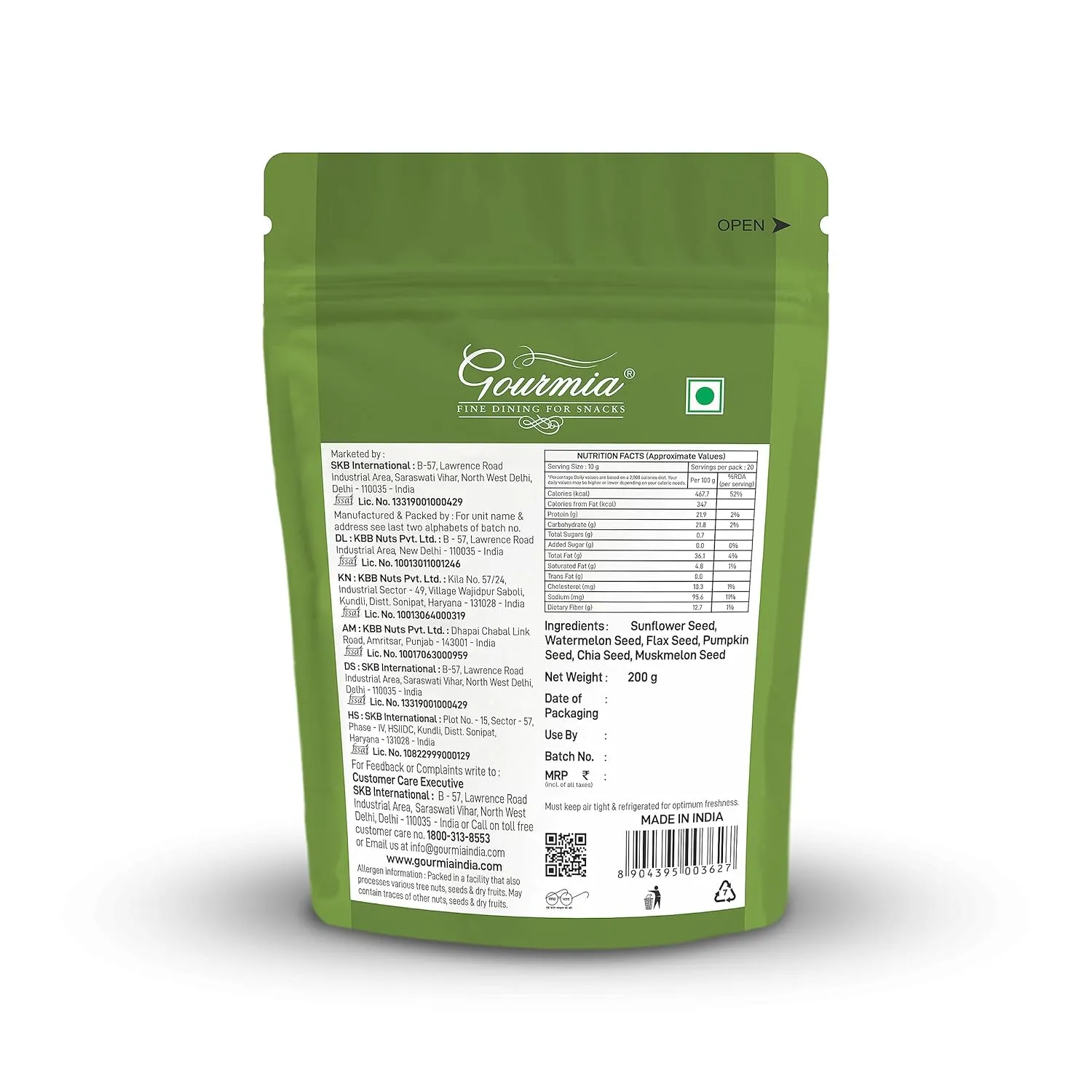 Gourmia Mixed Seeds 200 g view 2