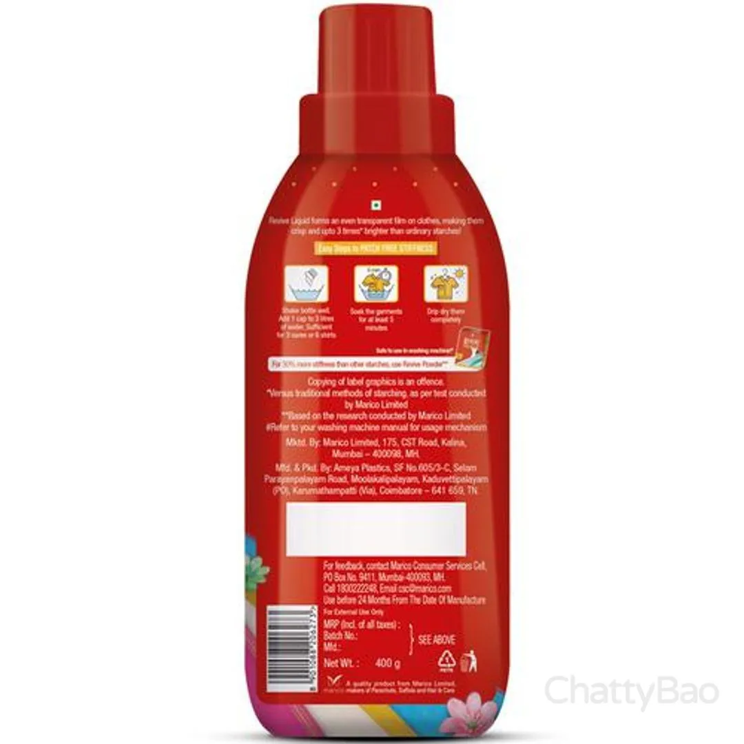 Revive Liquid Stiffener - All Fabrics All Colors 400 ml view 2