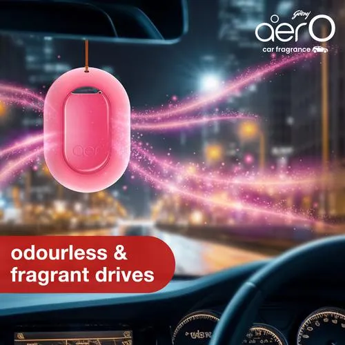 Godrej Aer O Hanging Car Air Freshener - Rose Blossom 7.5 g view 2