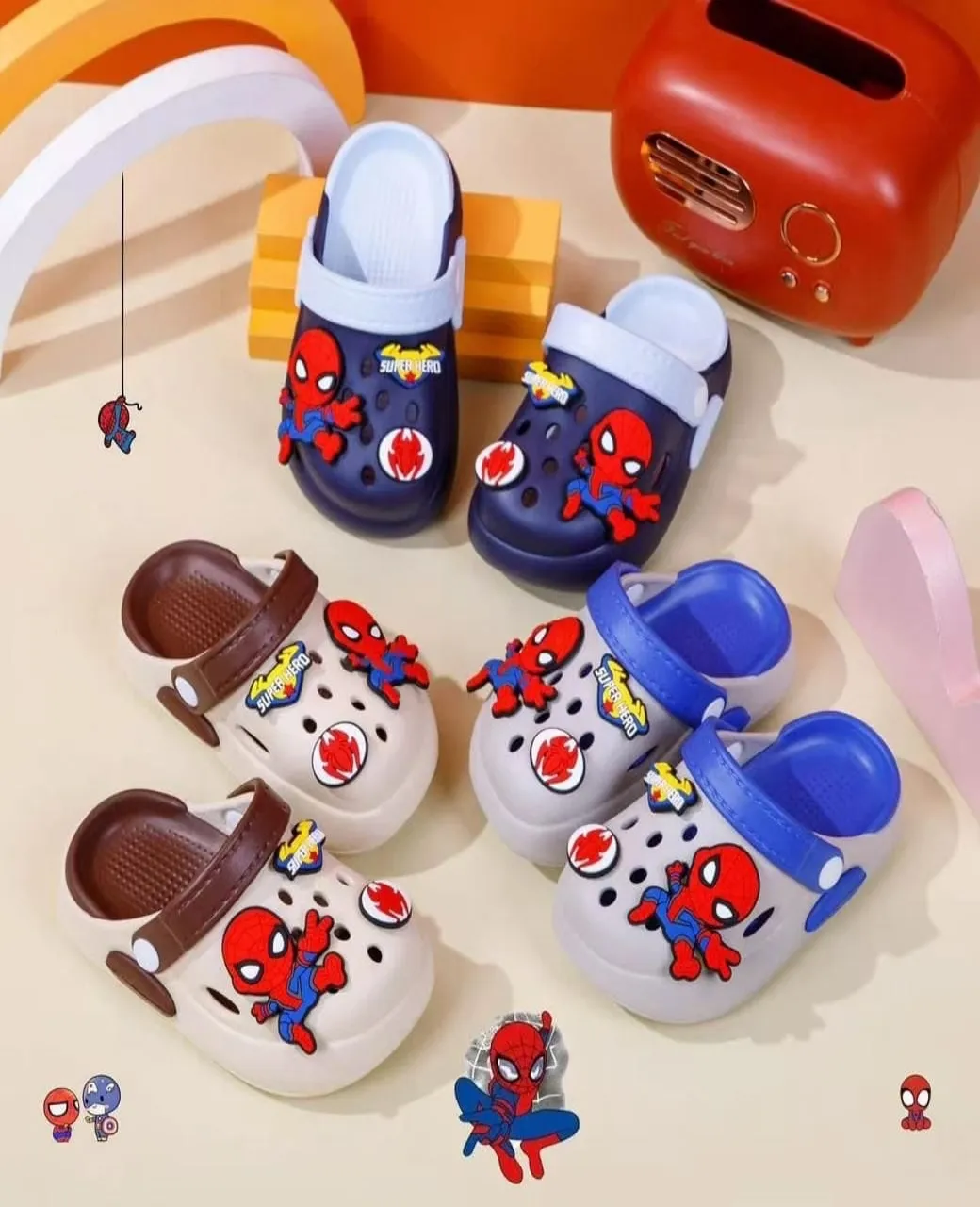 Kids Spider-Man Crocs view 2