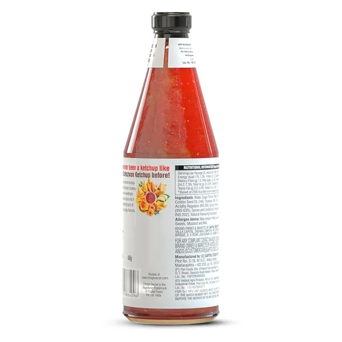 Chings Secret Schezwan Ketchup 485 g view 2