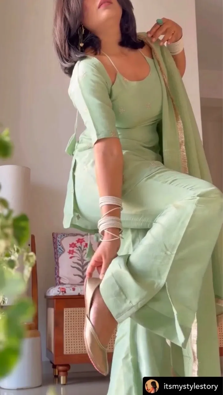 ‘Gulnoor’- Mint Green view 5