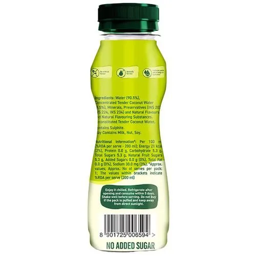 B Natural Select Tender Coconut Water 180 ml view 2