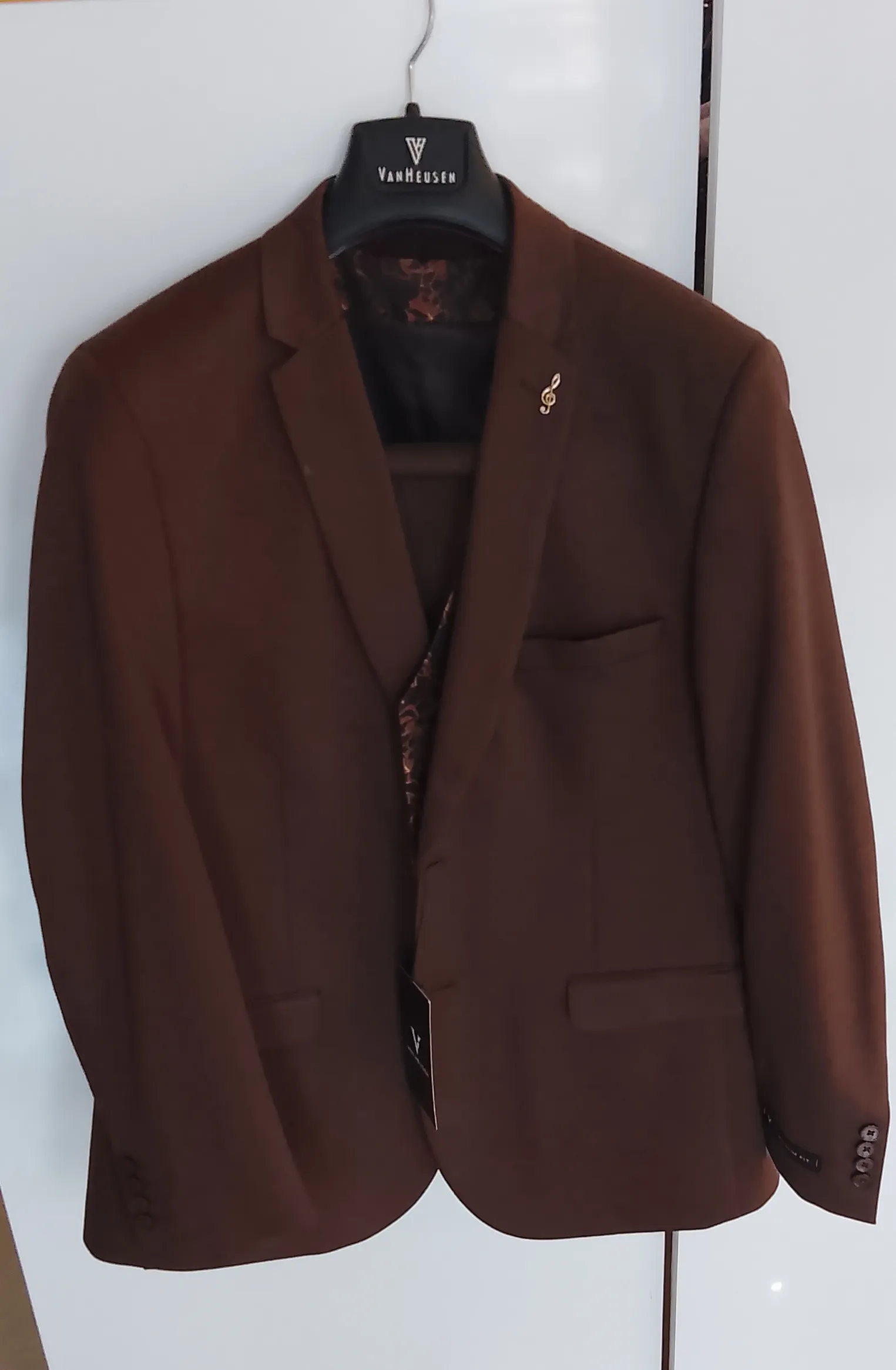 Van Heusen Brown  Coat Pant view 3