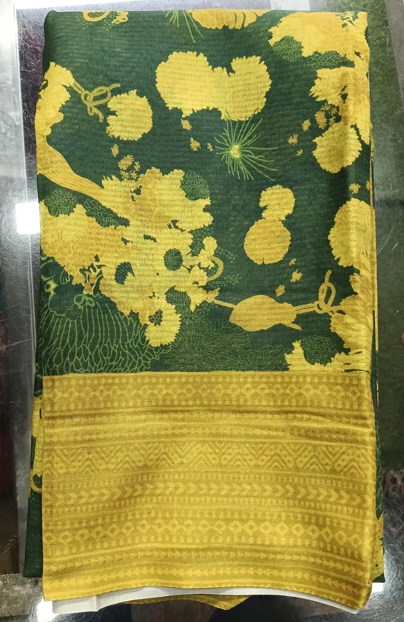 Embroidered Satin Top view 2
