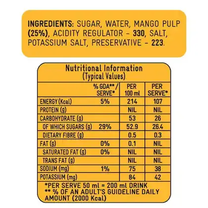 Kissan Juicy Mango Squash 700 ml view 3