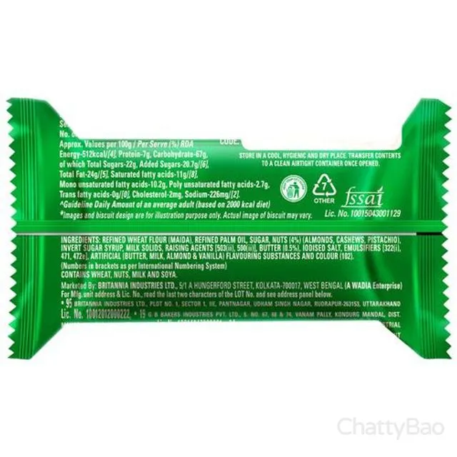 Britannia Good Day Pista Badam Cookies Rs 10 view 2