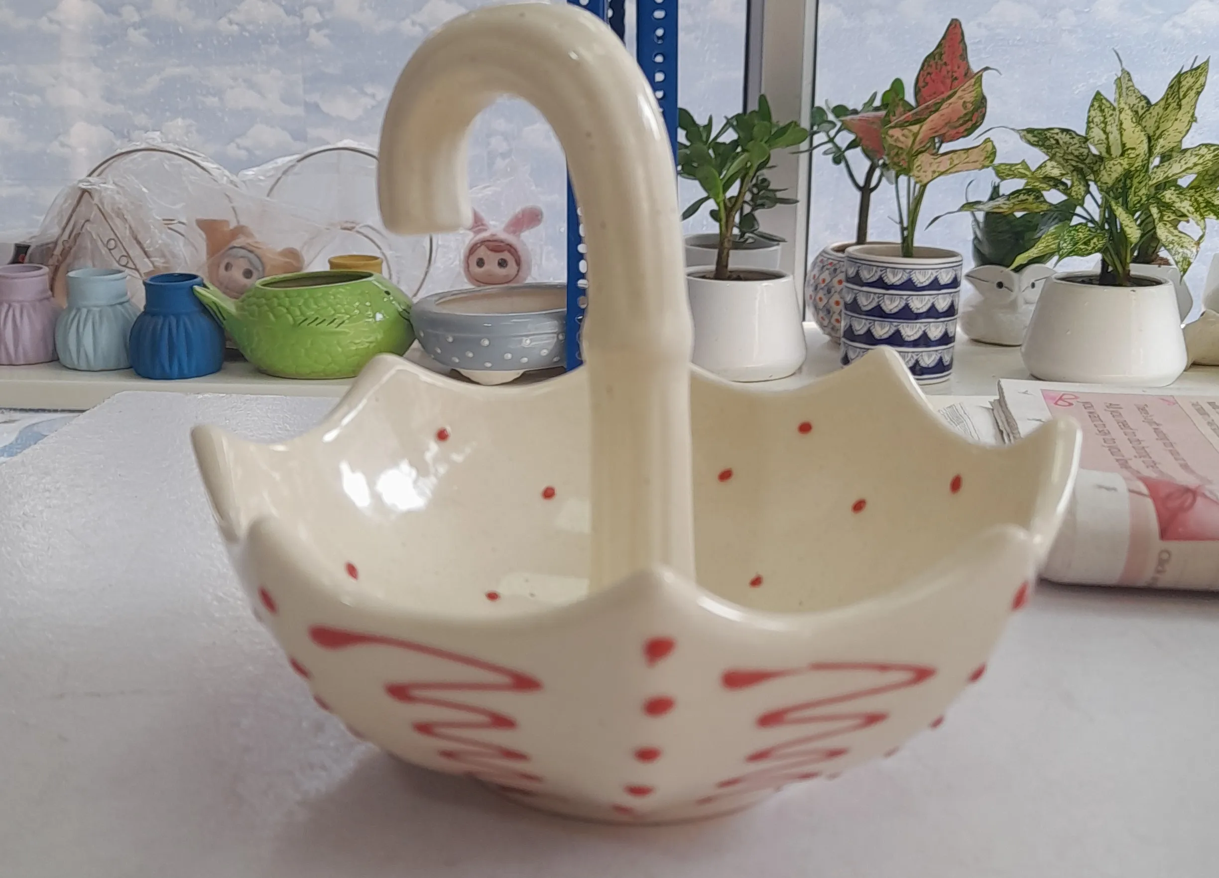 Ceramic Umbrella Bowl view 2