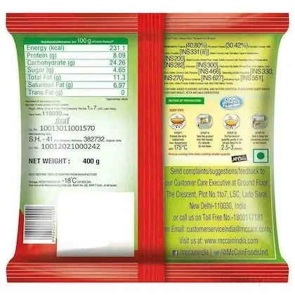 McCain Potato Cheese Shotz 400 g view 2