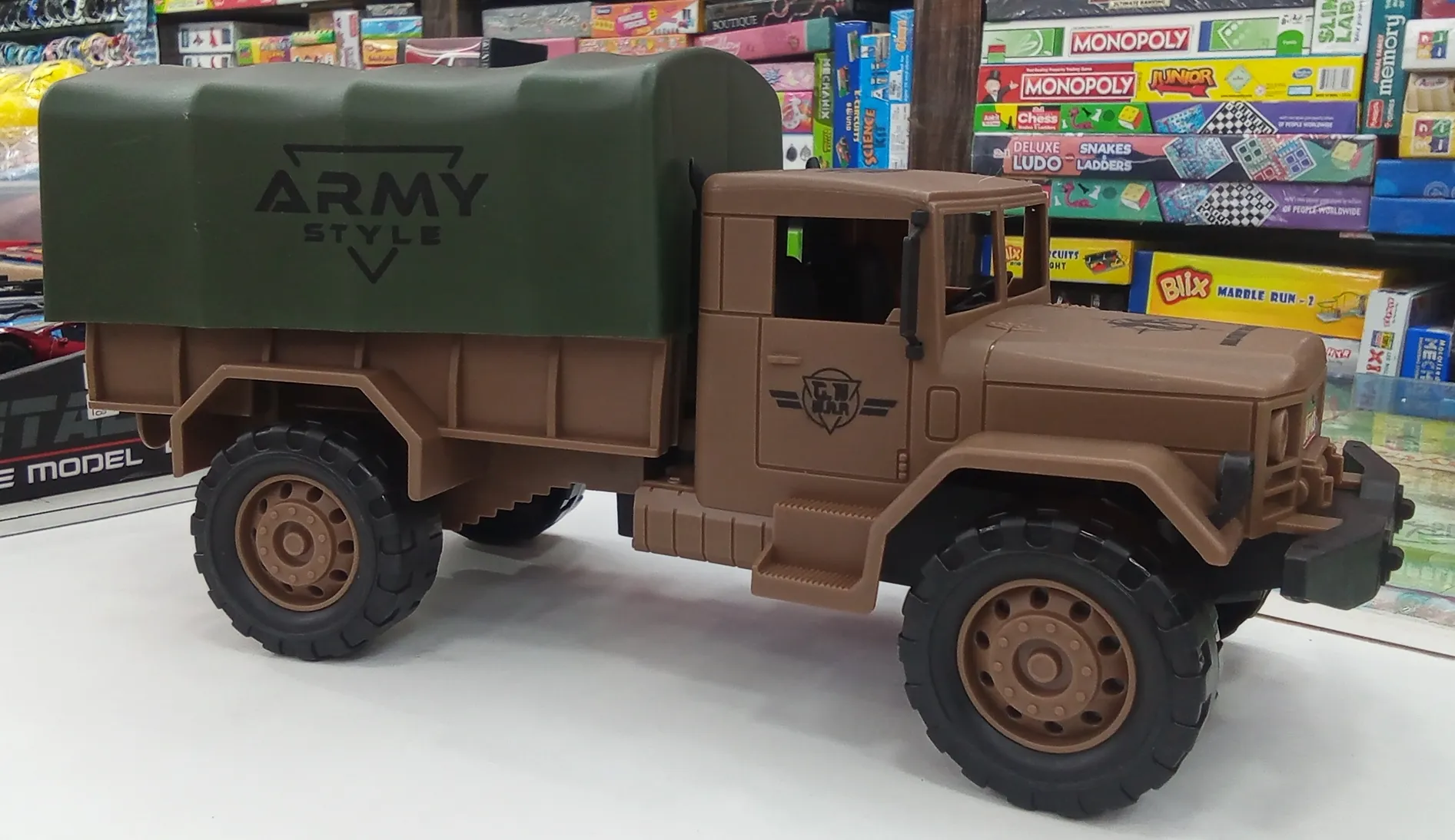 Army Style Toy Truck view 2