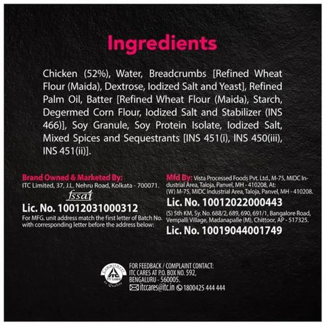 ITC Master Chef Crunchy Chicken Nugget 550 g view 5