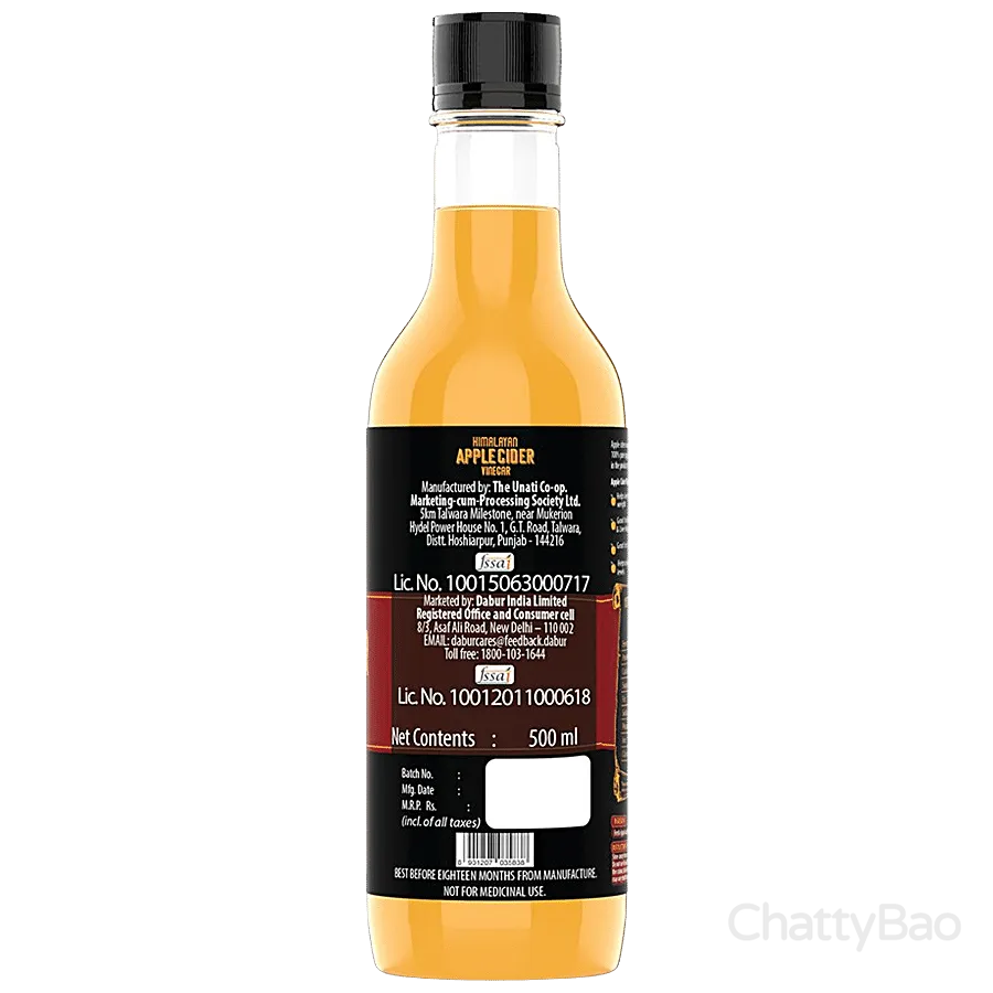 Dabur Himalayan Apple Cider Vinegar 500 ml view 2