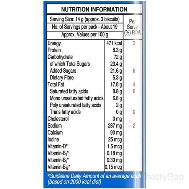 Britannia Milk Bikis Milk Biscuits 264 g view 3