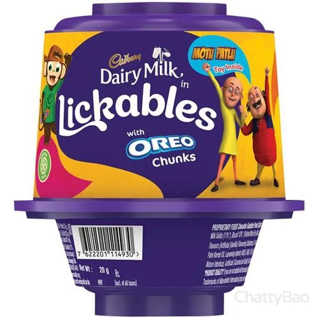 Cadbury Dairy Milk Lickables Chocolate With Oreo Chunks 20 g view 2