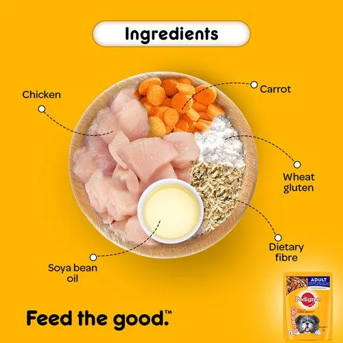 Pedigree Adult Wet Dog Food Grilled Liver Chunks In Gravy With Vegetables 70 g view 4