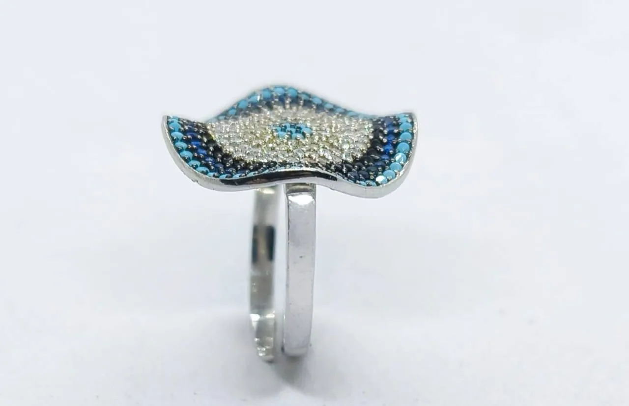 Azure Bloom Ring (AVSLR-07) view 5