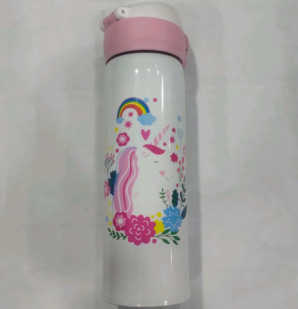 Vacuum Flask Water Bottle, Blue, 1 Pcs view 2