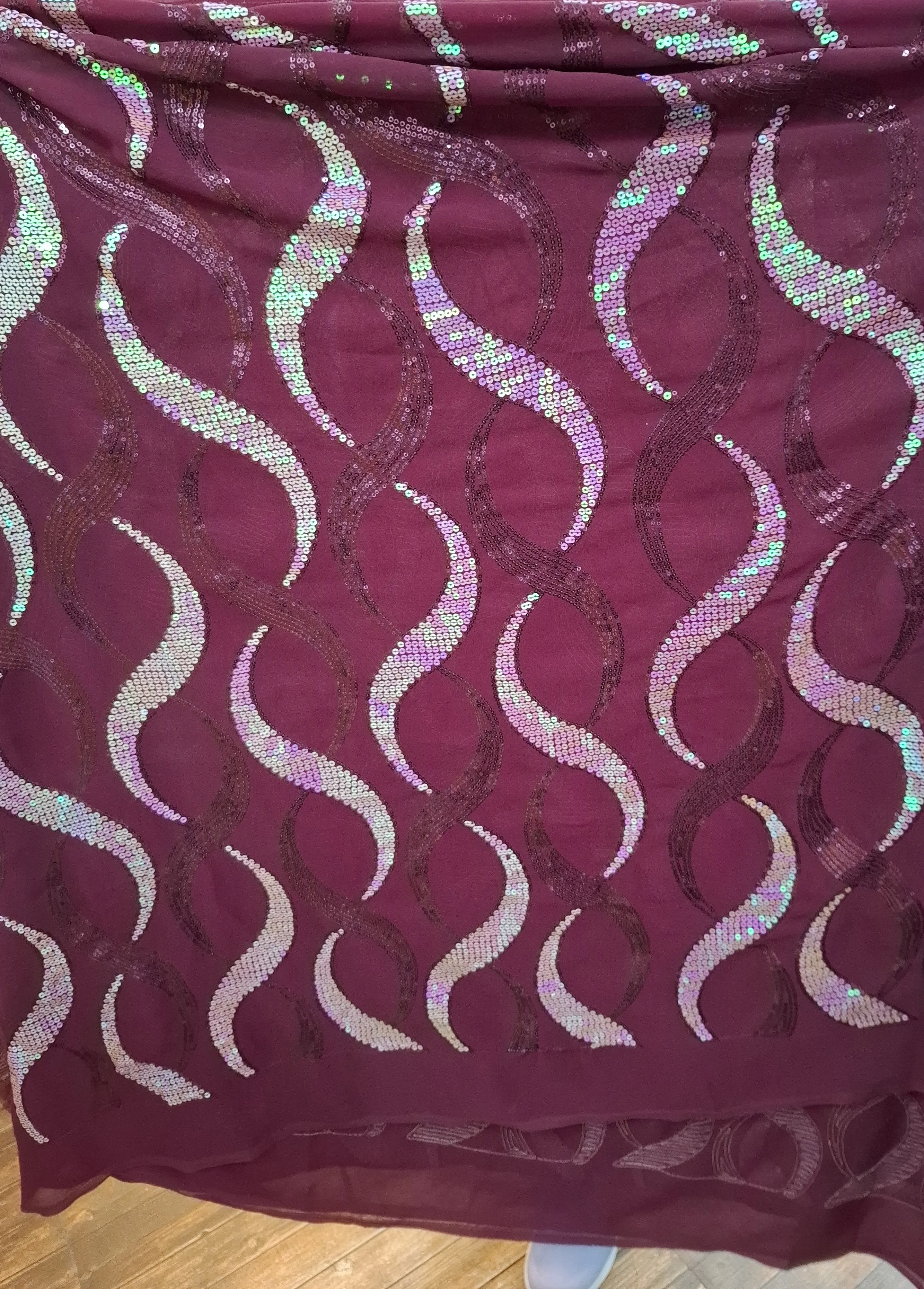 Sequin Fabric view 2