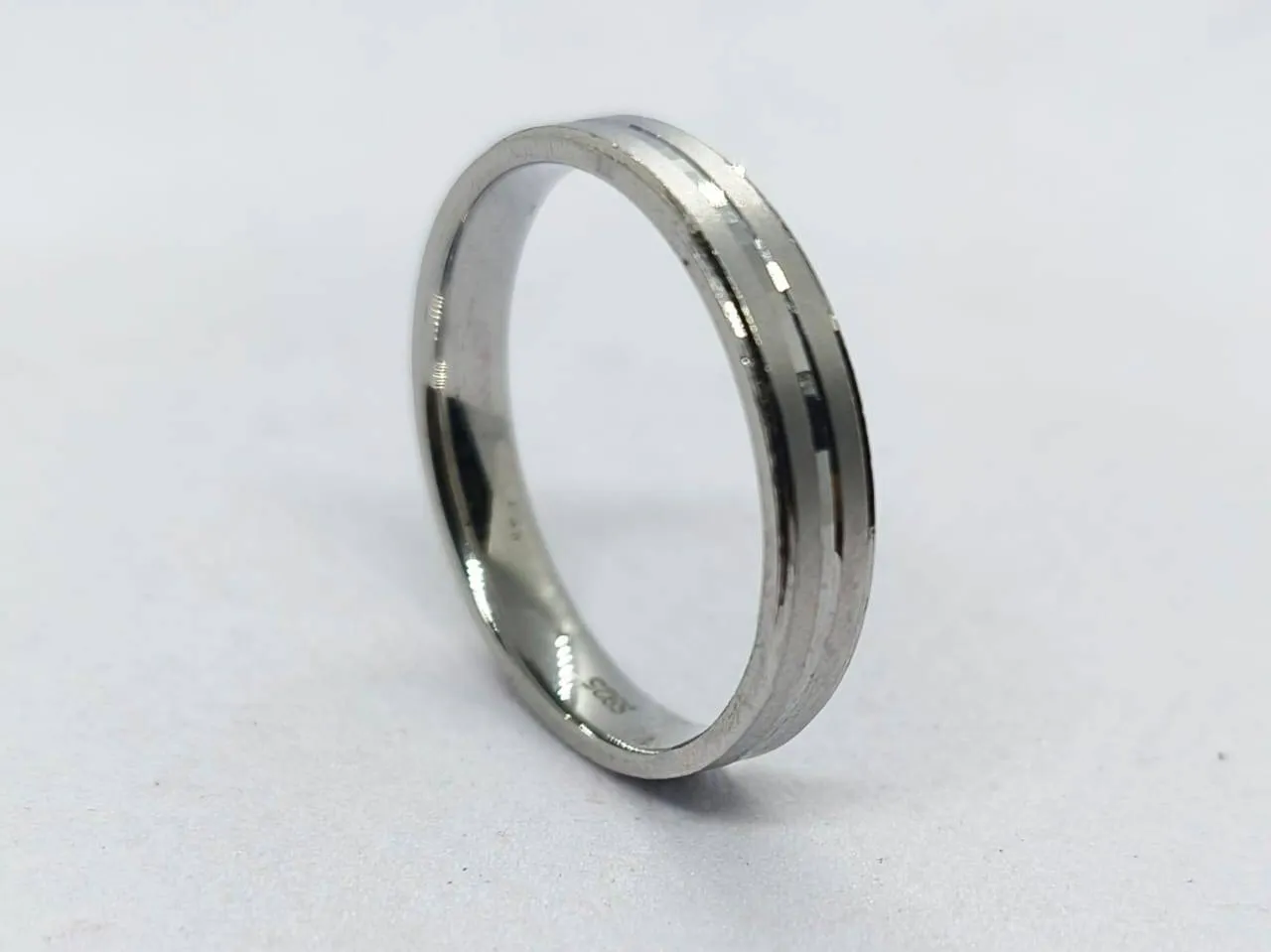 Silver Grooved Band (AVSLR-19) view 4