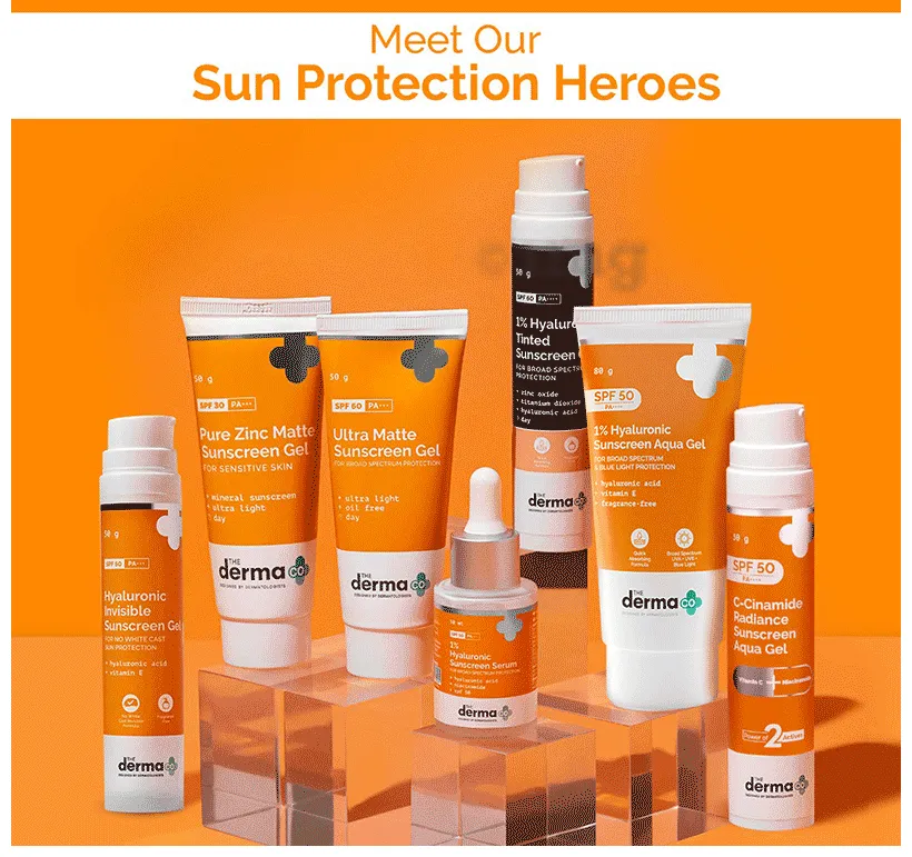 The Derma Co 1% Hyaluronic Sunscreen Aqua Gel with Vitamin E 80 g view 5