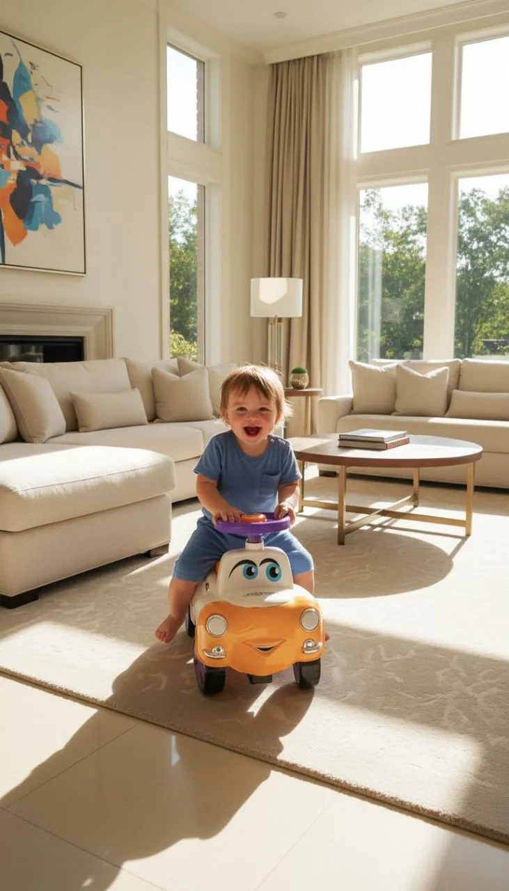 Cartoon Character Ride-On Toy view 2
