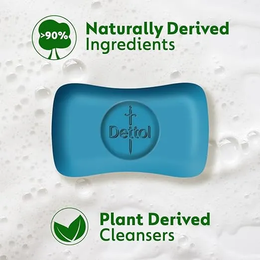 Dettol Icy Cool Bathing Soap Bar (Pack of 4 x 125 g each) view 2