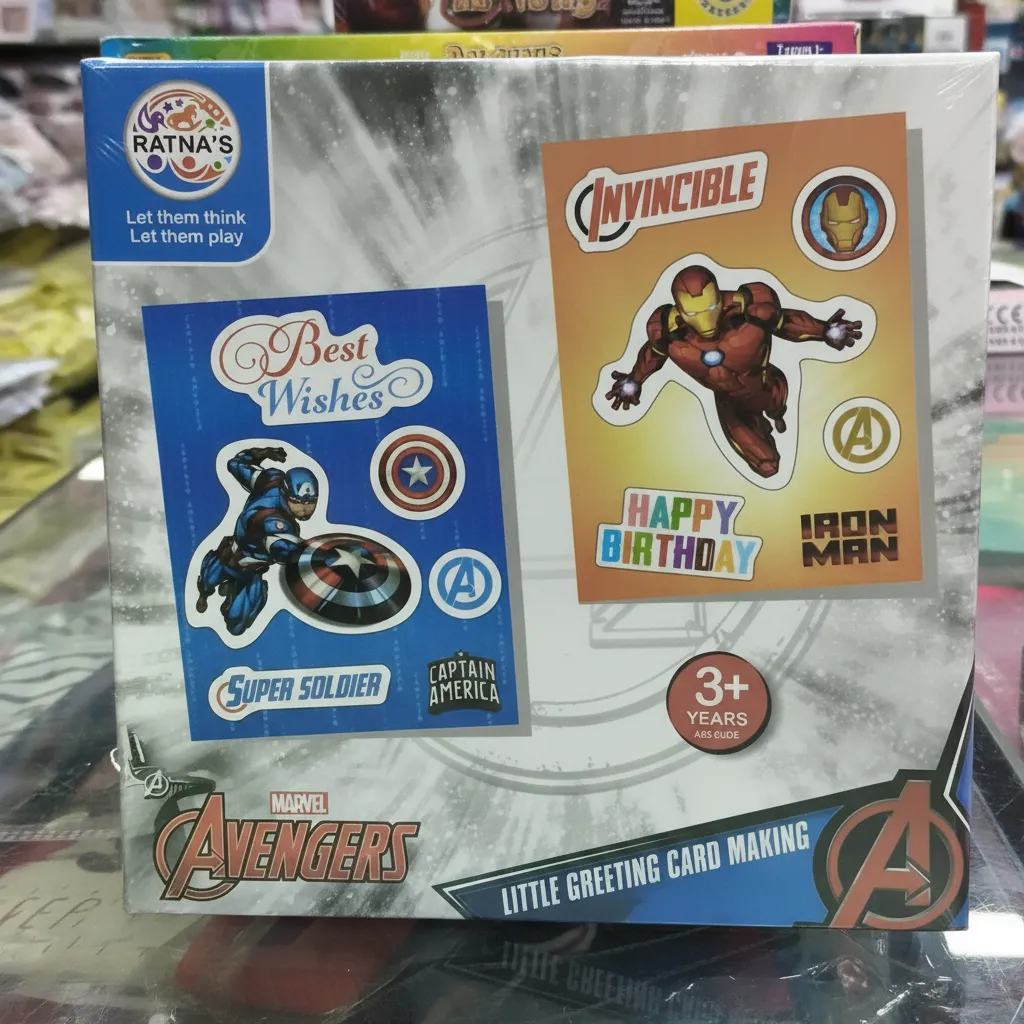 Ratnas Marvel Spider-Man Little Greeting Card Making Kit view 6
