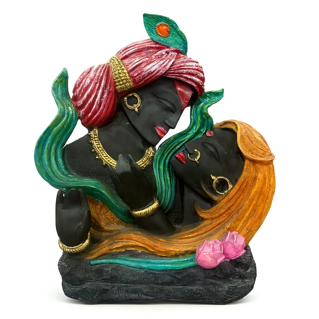 Radha Krishna Statue view 2