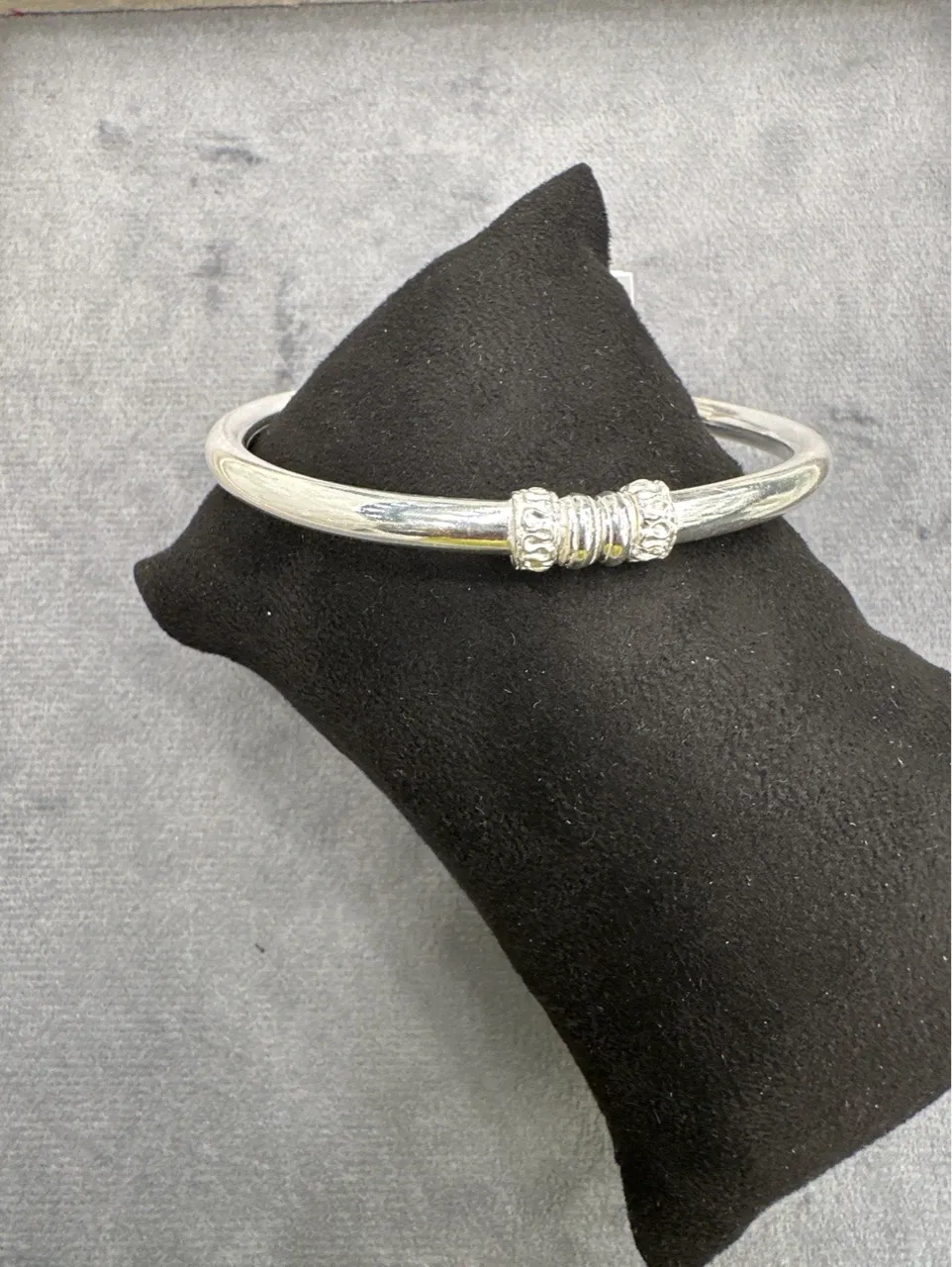Silver Cuff Stylish Kada view 3