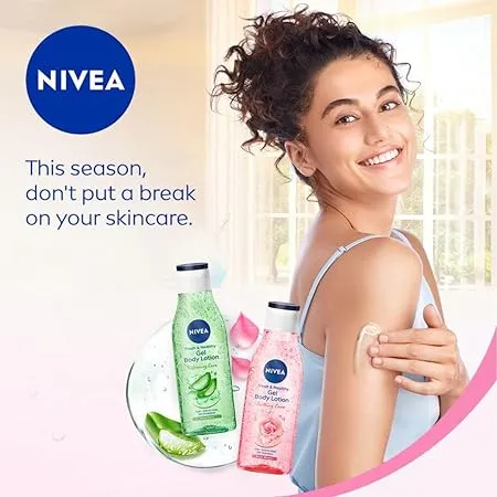 Nivea Rose Gel Body Lotion 390 ml view 3