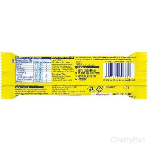 Nestle Milkybar White Chocolate 22.5 g view 2