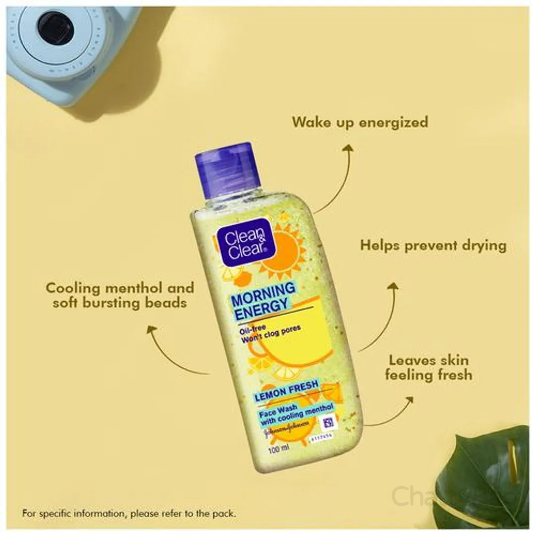 Clean & Clear Morning Energy Face Wash - Lemon Fresh 50 ml view 3