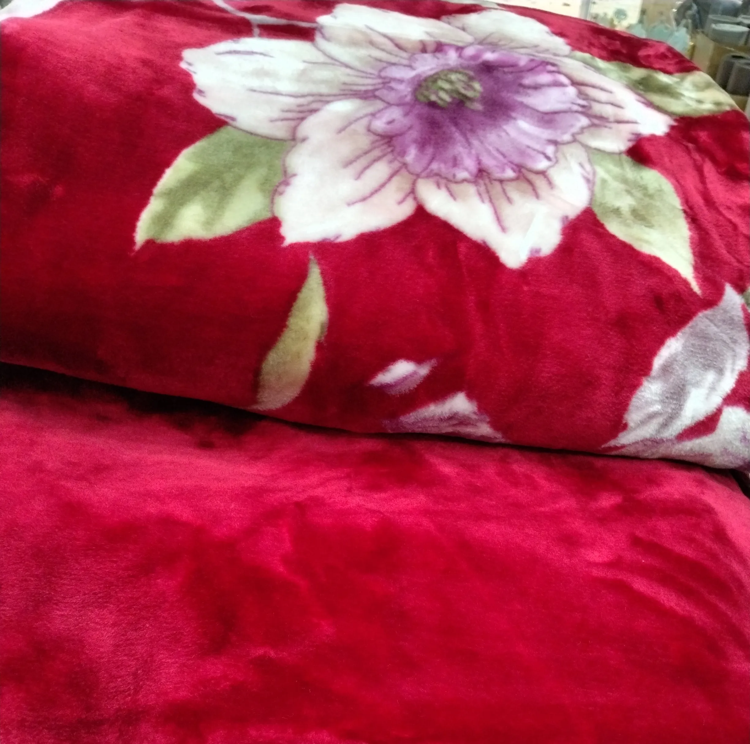 Floral Fleece Blanket view 2