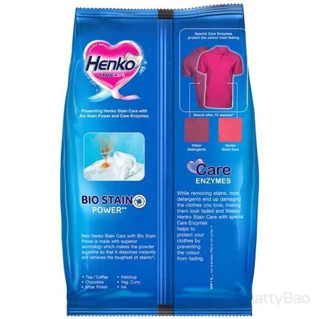 Henko Detergent Powder - Stain Care 1 Kg view 2