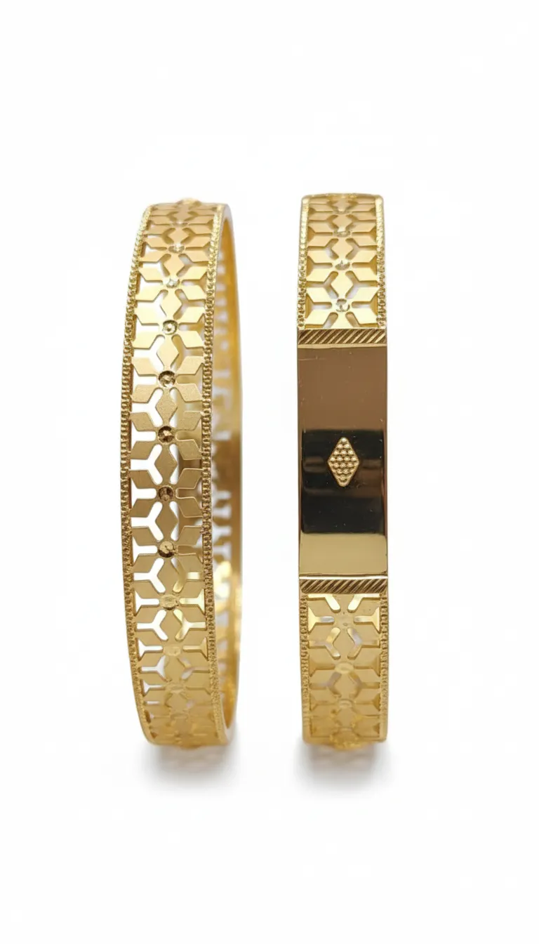Gold Bangles view 2