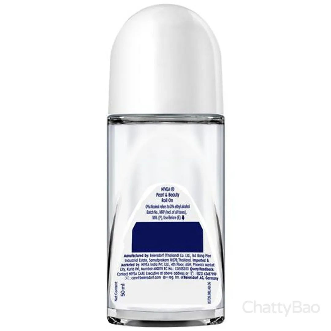 Nivea Pearl & Beauty Women Deodorant Roll On 50 ml view 2