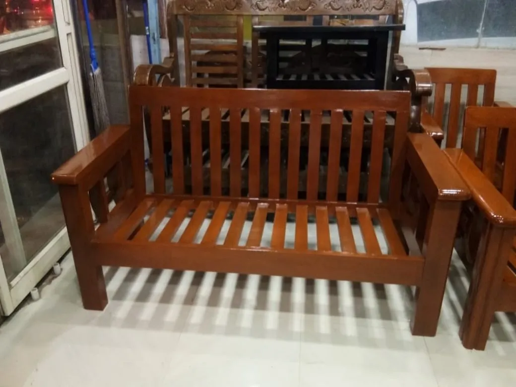 Wooden Sofa view 2