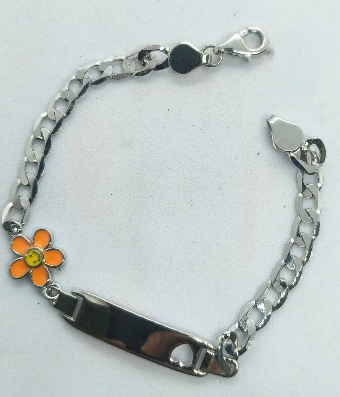 Silver Floral Bracelet (AVSBR-52) view 2