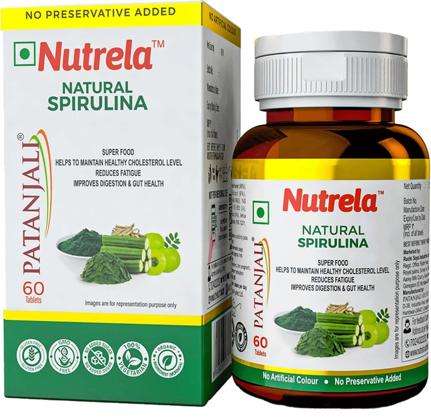 Patanjali Nutrela Natural Spirulina