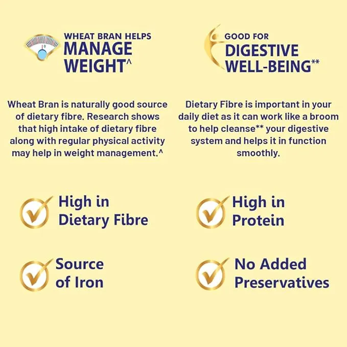 Bagrrys Wheat Bran High in Fibre & Protein 1 Kg view 4