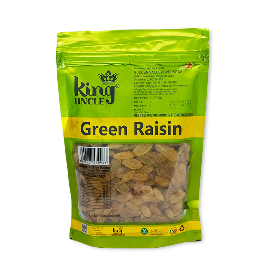 King Uncle Green Raisins 250 g view 2
