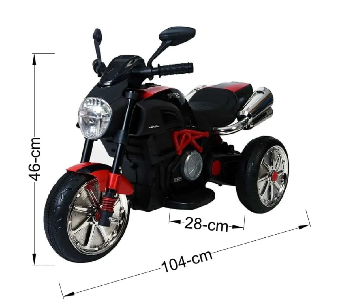 SpeedX Kids Motorbike view 2