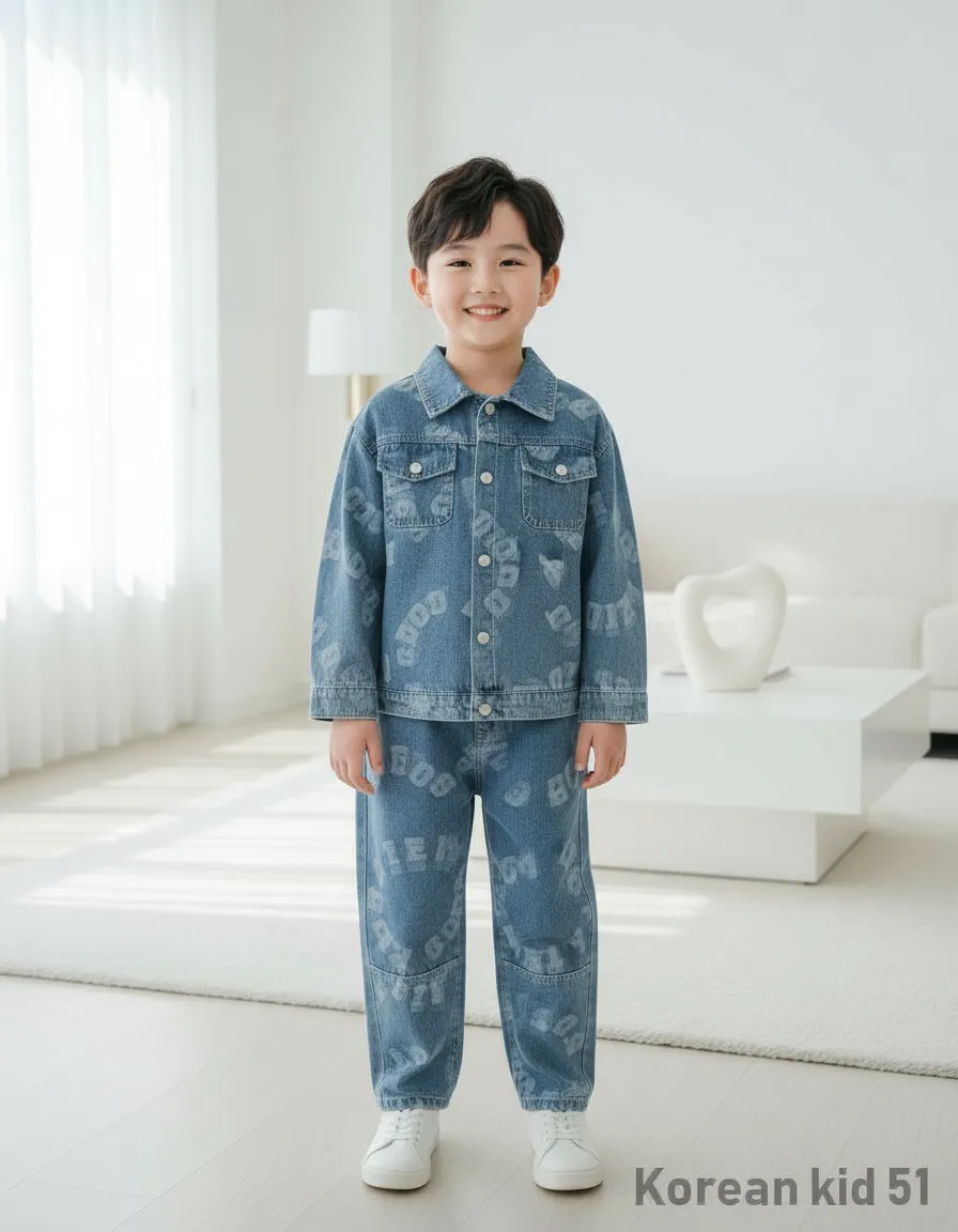Denim Jacket and Pants Set
