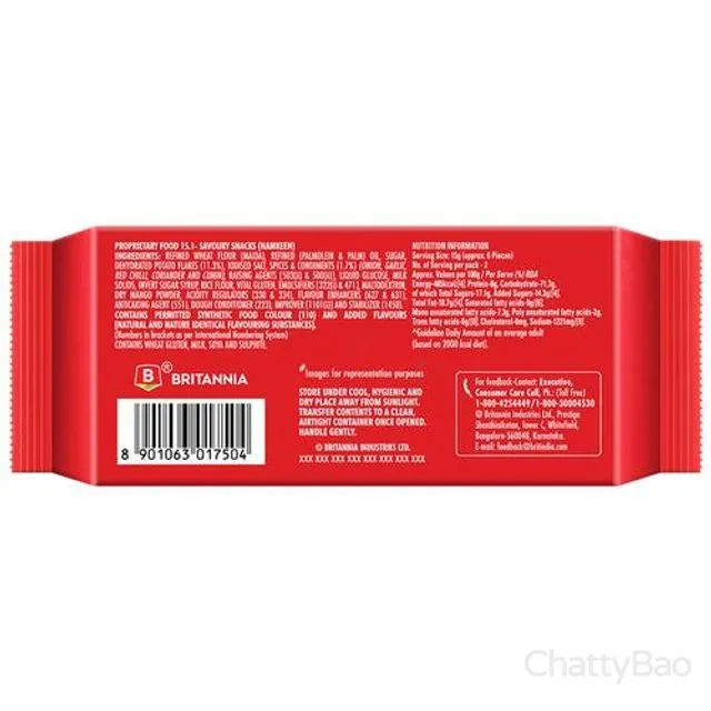 Britannia 50-50 Potazos - Masti Masala Crisp Rs 10 view 2