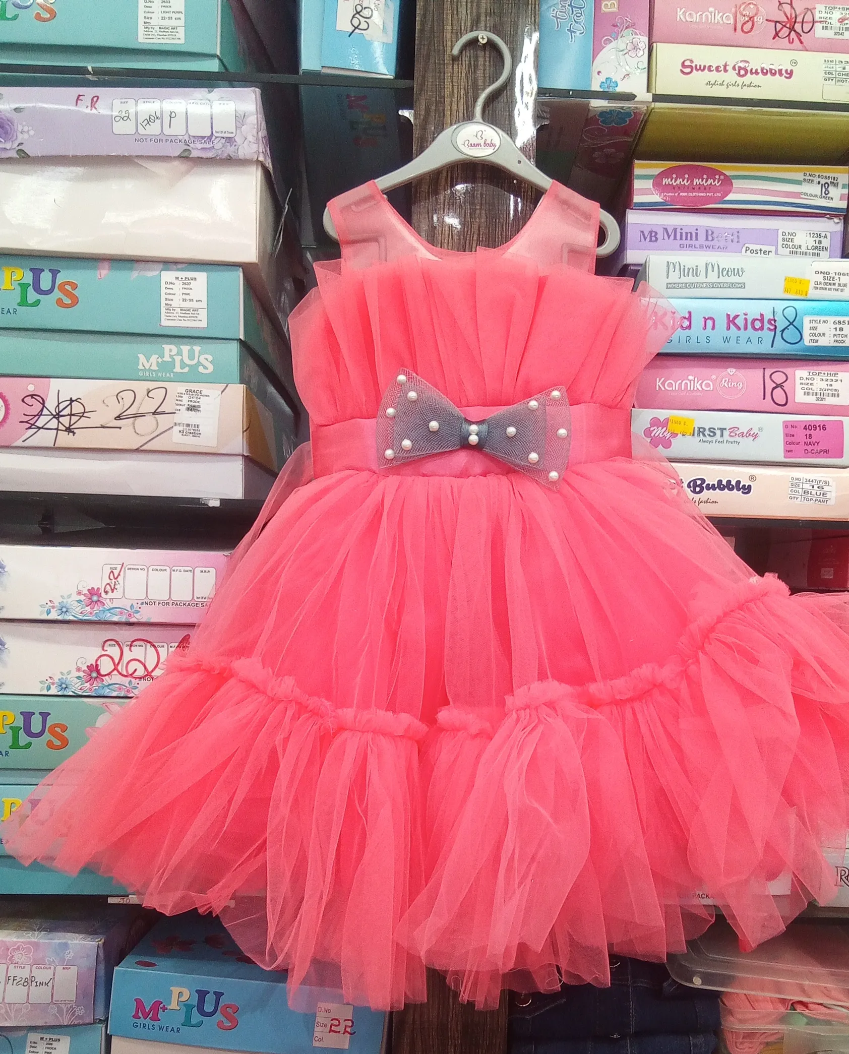 Girls Fancy Frock ;S view 3
