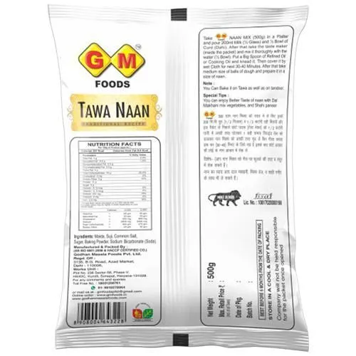 Gm Foods Tawa Naan Mix 500 g view 2