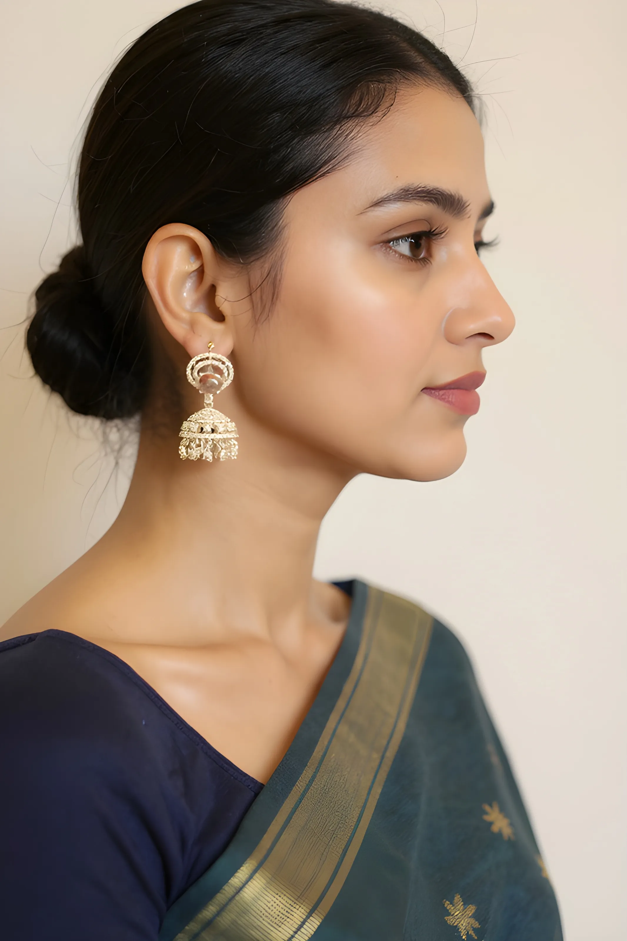 Silver Jhumke view 2
