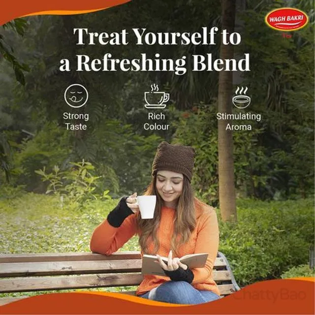 Wagh Bakri Premium Leaf Tea Carton Pack 250 g view 4