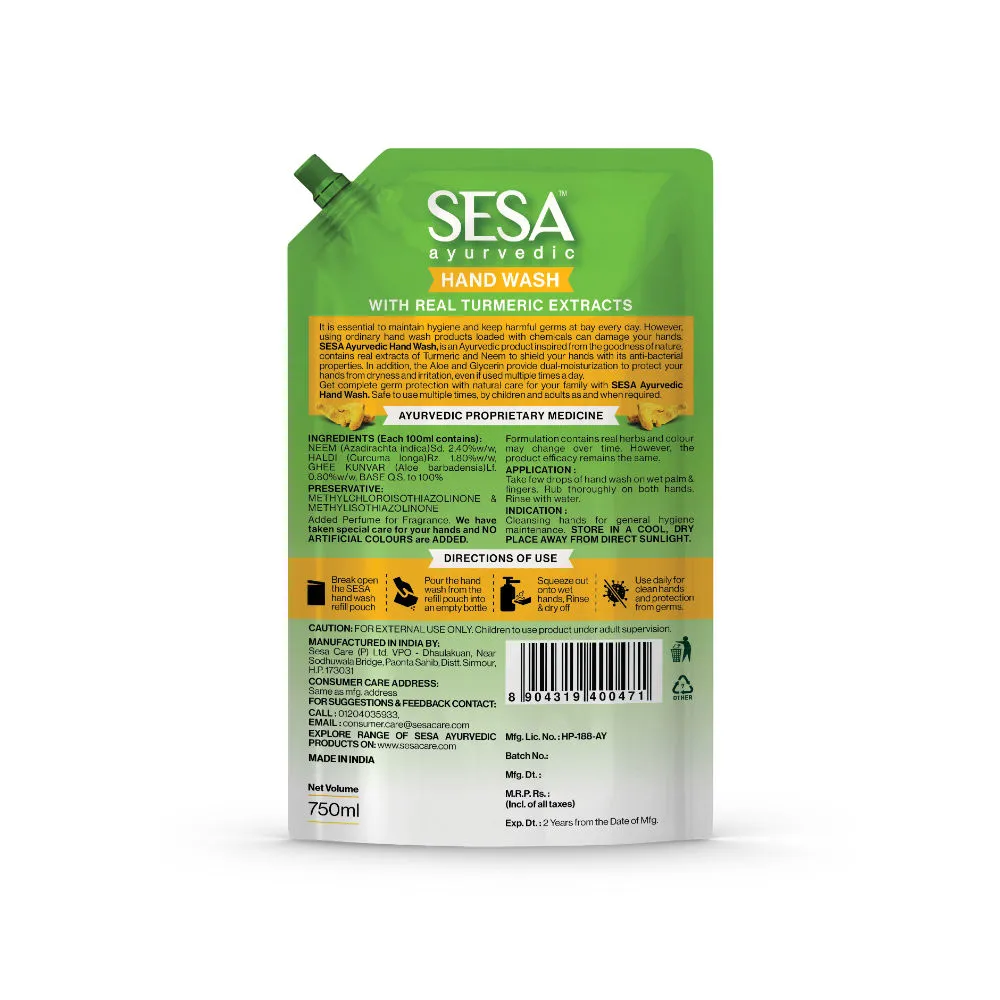 Sesa Ayurvedic Hand Wash 750 ml view 2